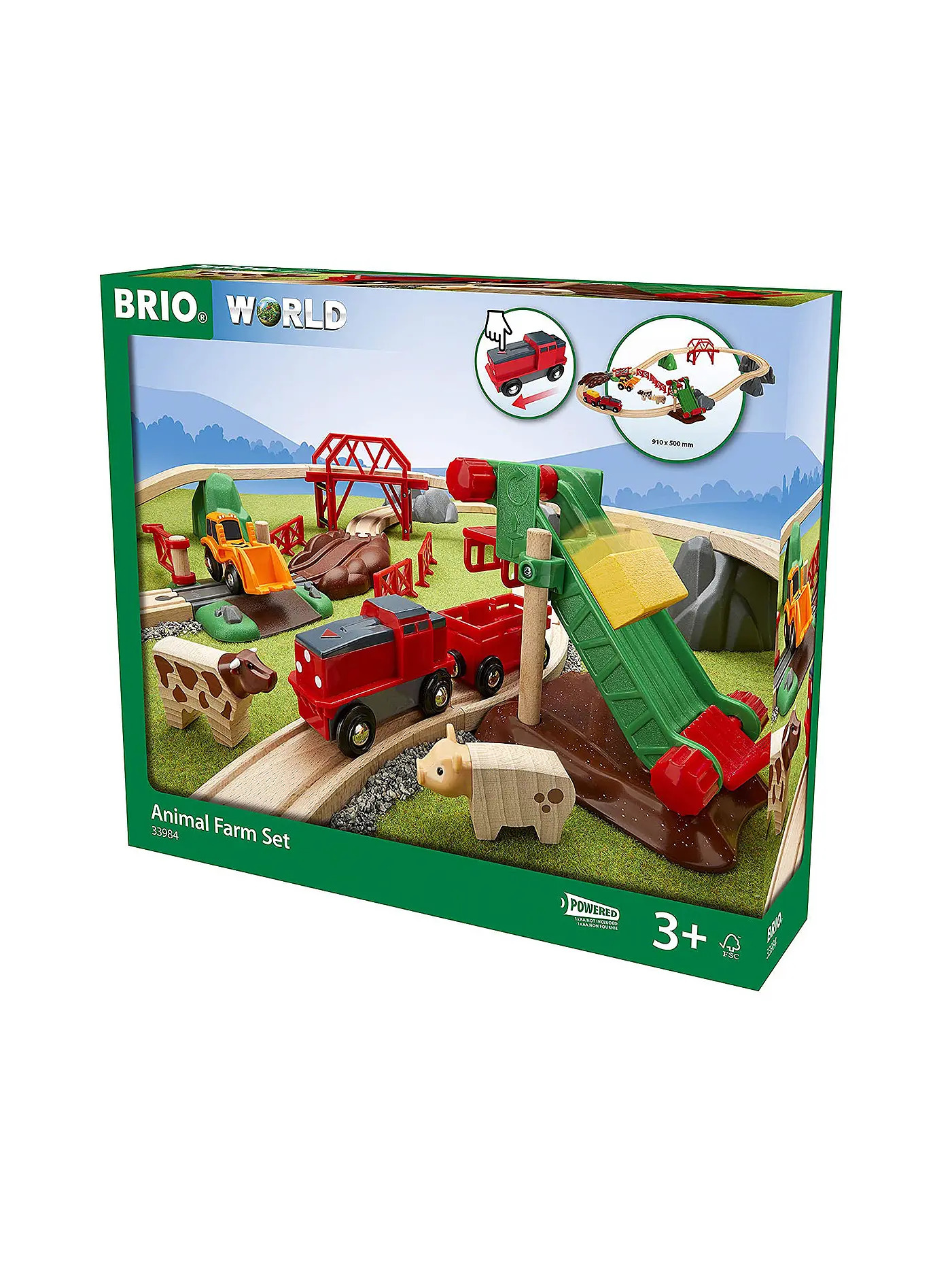 BRIO | Großes BRIO Bahn Bauernhof-Set | 